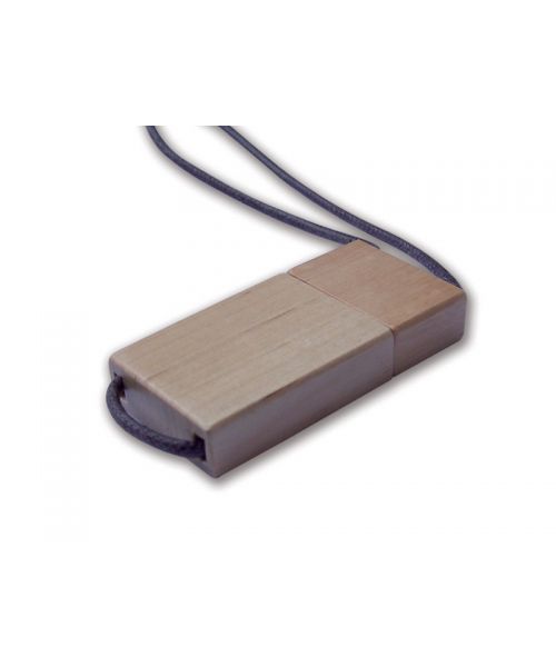 Pendrive reklamowy z nadrukiem logo firmy Drewniany NC1D 