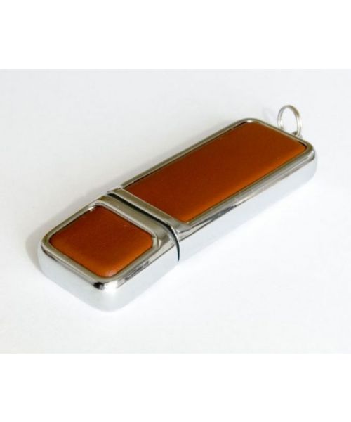 Pendrive reklamowy z nadrukiem logo firmy Skórzany NC30E 
